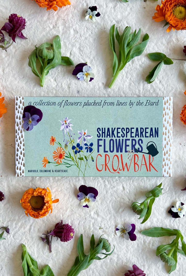 The Shakespearean Bar being shown with the different plants and flowers from the bar.