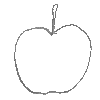 Illustration of an apple.