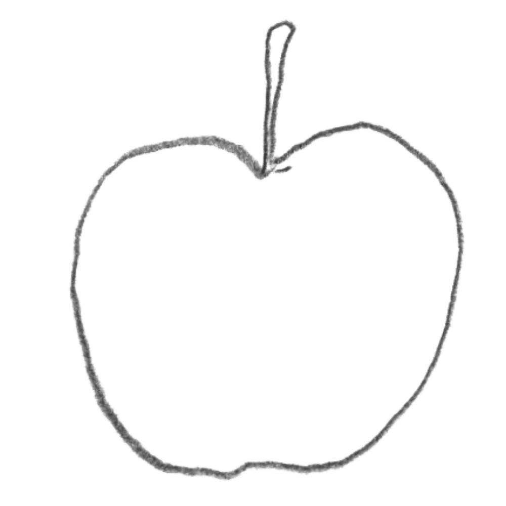 Illustration of an apple.