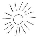 Illustration of the sun.