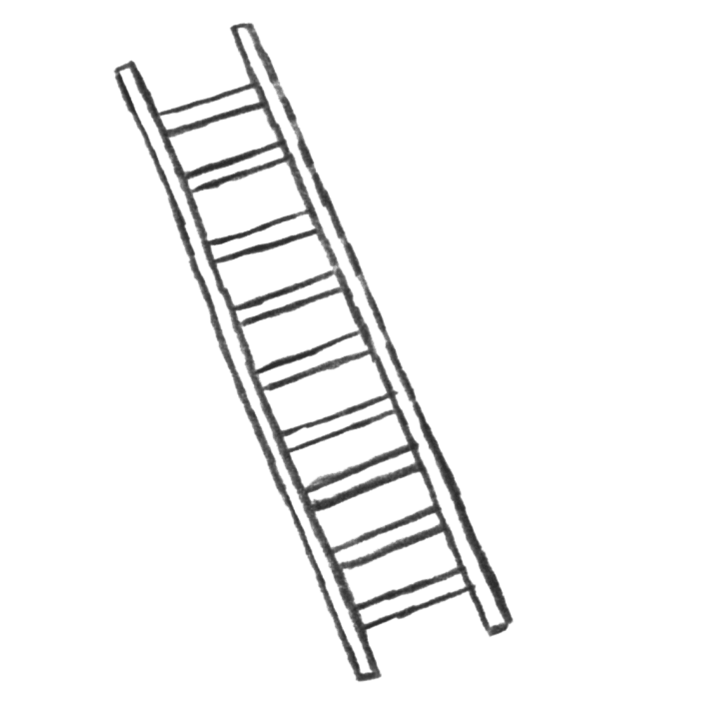 Illustration of a ladder.