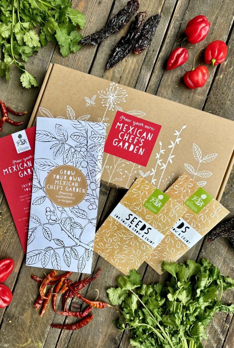 Delight the food lover in your life with our Mexican chef garden kit. Includes ingredients like spicy chipotle chillies and Mexican oregano.